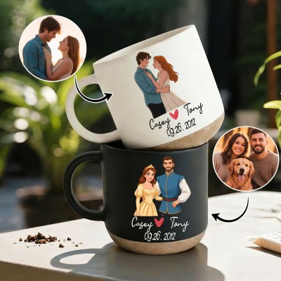 Personalized Cartoon Couple Portrait Mugs The Best Valentine's Day Gift For Him