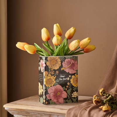 Book Shaped Planter or Vase, Ceramic Book,Gift For Mom.