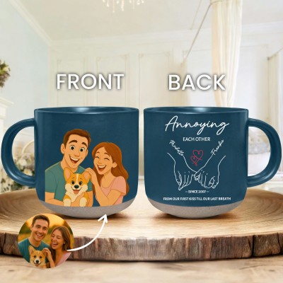 Personalized Cartoon Couple Portrait Mugs The Best Valentine's Day Gift For Him