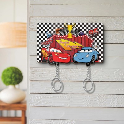 Personalized Cartoon Character Couple Keychain Holder for Your Love