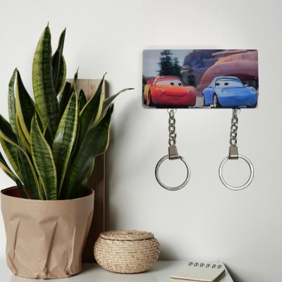 Personalized Cartoon Character Couple Keychain Holder for Your Love