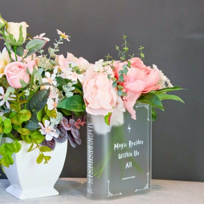 Book Shaped Planter or Vase, Ceramic Book,Gift For Mom.