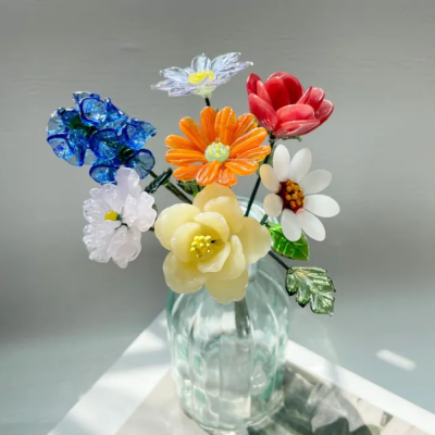 The Children's Birth Month Glass Bouquet - A Mother's Day Gift for Mom.