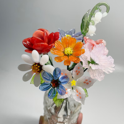 The Children's Birth Month Glass Bouquet - A Mother's Day Gift for Mom.